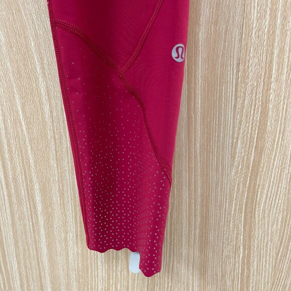 Lululemon Pink Tight Stuff Tights Size 10 - Picture 2 of 8